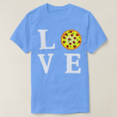 Pizza gibt Feinschmeckern Liebe Pizza Food T-Shirt (Design vorne)