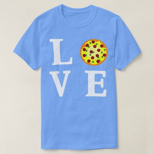 Pizza gibt Feinschmeckern Liebe Pizza Food T-Shirt (Design vorne)