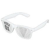 Pizza Glasses Sonnenbrille (Schrägansicht)