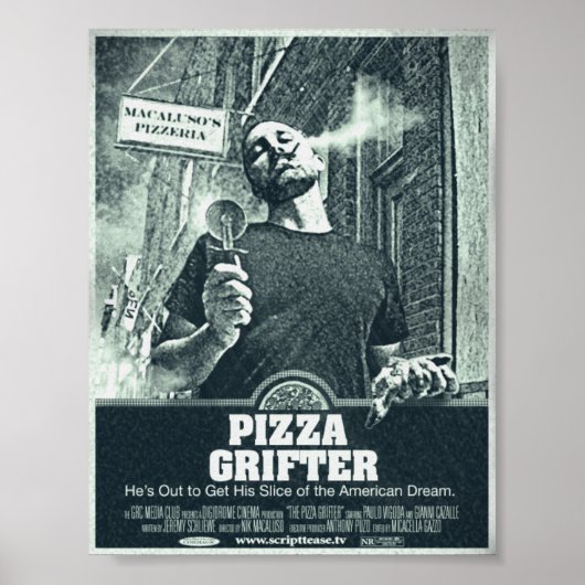 PIZZA GRIFTER POSTER (Vorne)