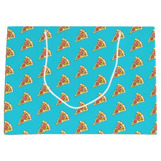 Pizza Große Geschenktüte (Vorderseite)