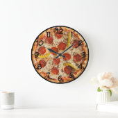 Pizza Große Wanduhr (Zuhause)