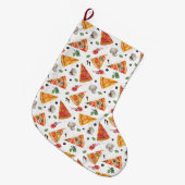 Pizza Großer Weihnachtsstrumpf (Vorderansicht (hängend))