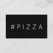 #PIZZA Hashtag Loyalitätskarte Treuekarte (Vorderseite)