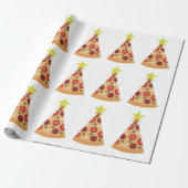 pizza hässlich Weihnachtsbaum lustig Geschenkpapier (Ungerollt)