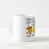 Pizza Hawaii Ananas Pizza Food Kaffeetasse (Vorderseite Links)