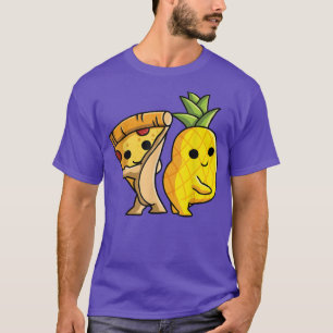 Pizza Hawaii Couple Dance Ananas und Pizza Liebe T-Shirt