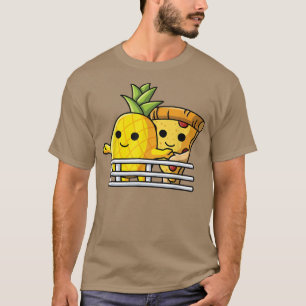 Pizza Hawaii liebt Ananas und Pizza in der Pose T-Shirt
