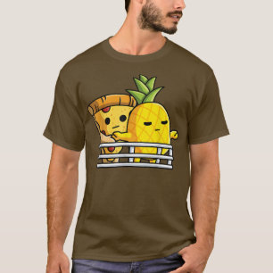 Pizza Hawaii liebt Ananas und Pizza in der Pose T-Shirt