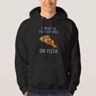 Pizza Hawaii Pineapple Pizza Food  6 Hoodie