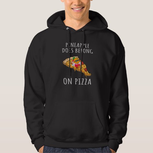Pizza Hawaii Pineapple Pizza Food  6 Hoodie (Vorderseite)