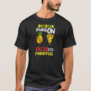 Pizza Hawaiian Ananas Hawaii Funny Food Quotes T-Shirt