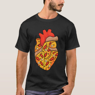 Pizza Heart Slice Neapolitan Lover Pizzeria Pizzai T-Shirt