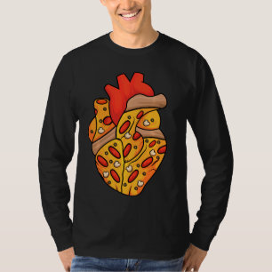 Pizza Heart Slice Neapolitan Lover Pizzeria Pizzai T-Shirt