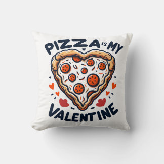 Pizza Heart Valentine Kissen