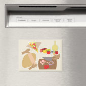 Pizza Herstellung Magnet (In Situ (Geschirrspüler))