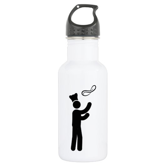 Pizza-Herstellung Trinkflasche (Vorderseite)