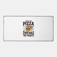 Pizza-Horror-Shirt Vintage-Gravur Movie-Night-D