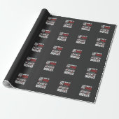 Pizza-Horrorfilme Halloween-Design_1 Geschenkpapier (Ungerollt)