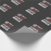 Pizza-Horrorfilme Halloween-Design_1 Geschenkpapier (Ecke)