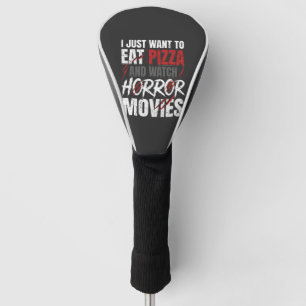 Pizza-Horrorfilme-Halloween-Design_1 Golf Headcover