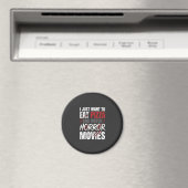 Pizza-Horrorfilme-Halloween-Design_1 Magnet (In Situ (Geschirrspüler))
