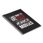 Pizza-Horrorfilme-Halloween-Design_1 Notizblock (Rechte Seite)