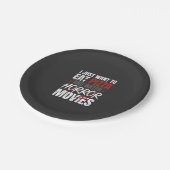 Pizza-Horrorfilme-Halloween-Design_1 Pappteller (Schrägansicht)