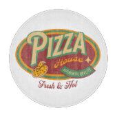 Pizza House Retro Style Schneidebrett (Vorderseite)