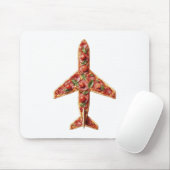 PIZZA IM FLUGZEUG MOUSEPAD (Mit Mouse)