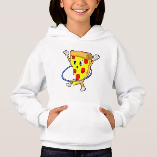 Pizza in Fitness mit Reifen der Fitness.PNG Hoodie (Vorderseite)