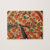 Pizza in Scheiben Puzzle (Horizontal)