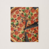 Pizza in Scheiben Puzzle (Vertikal)