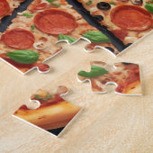 Pizza in Scheiben Puzzle (Seite)