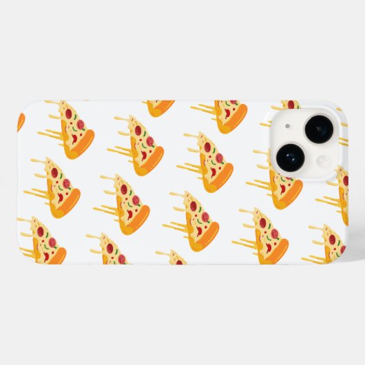 Pizza iPhone Case (Rückseite (Horizontal))