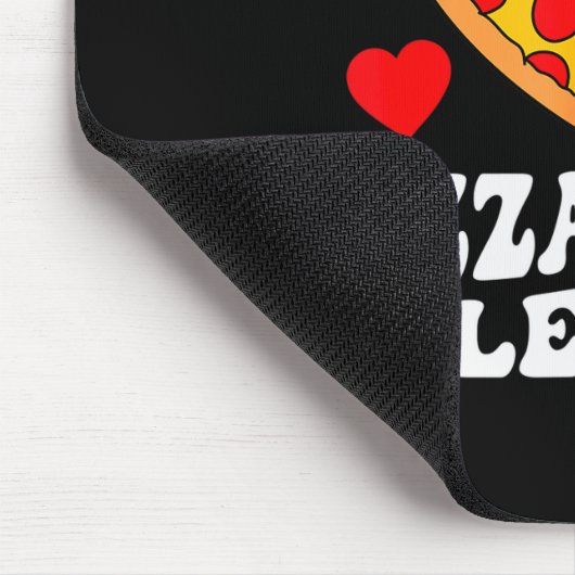 Pizza Is My Valentine Funny Boys Valentines Day To Mousepad (Ecke)