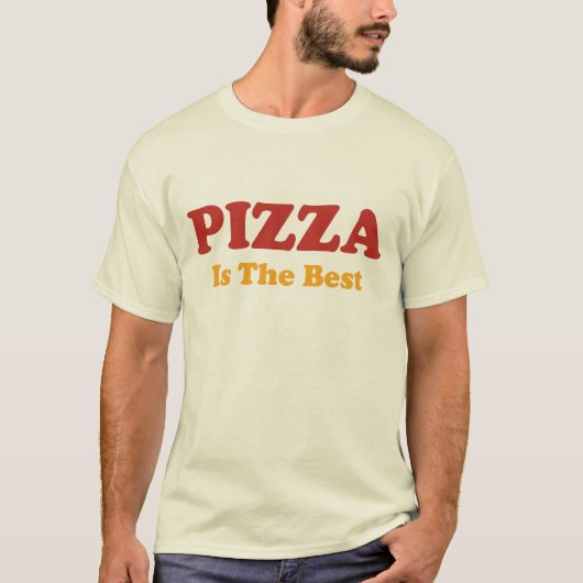 Pizza ist der beste T - Shirt (Vorderseite)