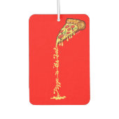 Pizza ist die beste autolufterfrischer (Vorderseite)