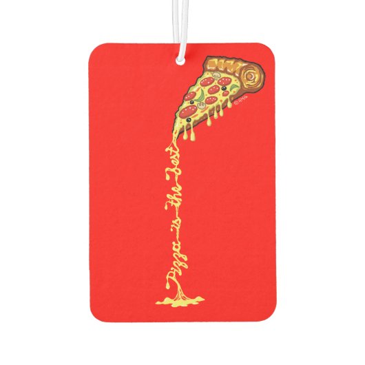 Pizza ist die beste autolufterfrischer (Rückseite)