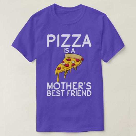 Pizza ist die beste Pizzalove Piz T-Shirt (Design vorne)