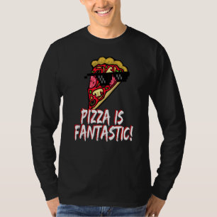 Pizza ist fantastische Sonnenbrille Pizza Scheibe T-Shirt