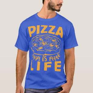 Pizza ist Leben T-Shirt Lustiges Essen Pizza Liebh