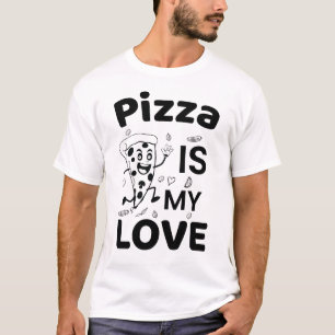 Pizza ist mein Liebes-T-Shirt Lustiges Pizza-Liebh T-Shirt