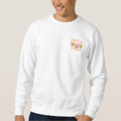 Pizza ist mein Niedlicher Valentinin-Valentinstag Sweatshirt (Vorderseite)