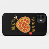 Pizza ist mein Valentine Case-Mate iPhone Hülle (Rückseite (Horizontal))