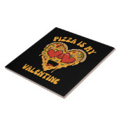 Pizza ist mein Valentine Fliese (Seite)