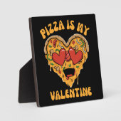 Pizza ist mein Valentine Fotoplatte (Vorderseite)