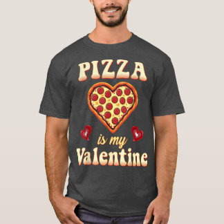 Pizza ist mein Valentine Funny Valentinstag Gamer T-Shirt