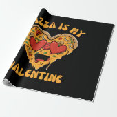 Pizza ist mein Valentine Geschenkpapier (Ungerollt)