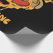 Pizza ist mein Valentine Geschenkpapier (Ecke)